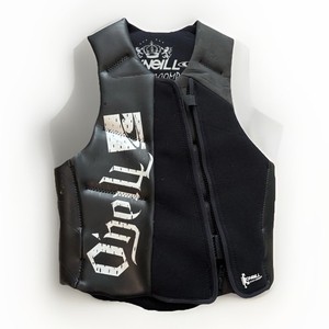 O’Neill Black Revenge Comp Vest Size Large Wakeboard Wake Surf Tow Surf Boating