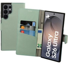 Case For Samsung Galaxy S26 Ultra 5G Book Cover Protection Antique Turquoise