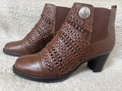 Brighton Galore Brown Ankle Boot Size 6 - Picture 4 of 14