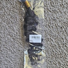 Human Hair Bulk Hair Weaving 1B Water Wave Wavy 18 in 50 g Adult Women