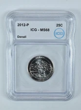 2012-P Washington Quarter ATB Denali MS68 ICG