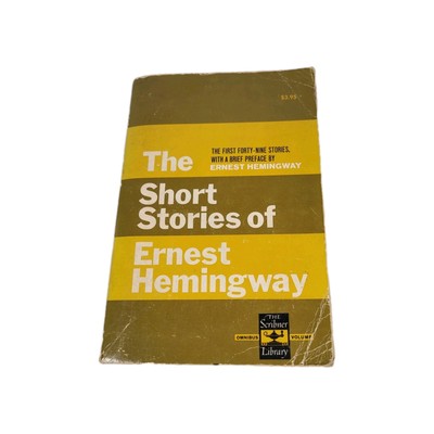 The Short Stories Of Ernest Hemingway Paperback Book The Scribner Library 