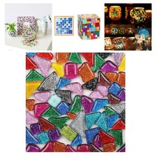 Varied Shapes 200g Glass Mosaic Tiles - For Stunning DIY Arts  Crafts Projects