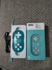 8Bitdo Zero 2 Bluetooth Gamepad for the Switch/Windows/Mac/Android/Pie, Teal