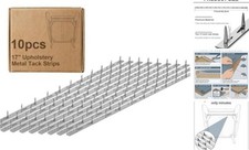 10 Pcs Upholstery Tacks Strips Metal Galvanized Steel Sofa Accessories 17"
