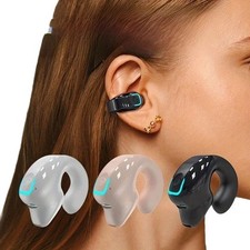 Bone Conduction Bluetooth Ear Clip Headphones...