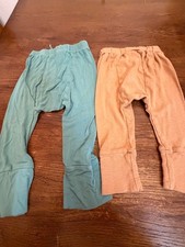 Kate Quinn Toddler Pants Lot 2 Organic Cotton 18-24M 2T Neutral Baby Leggings