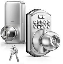 TE003 Keyless Entry Keypad Door Lock with Handle, Electronic Digital Smart Locks