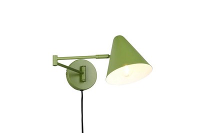 Trio Wandleuchte Wandlampe Cosima E14 LED Grün Beleuchtung Ø 15 cm Lampe Stecker