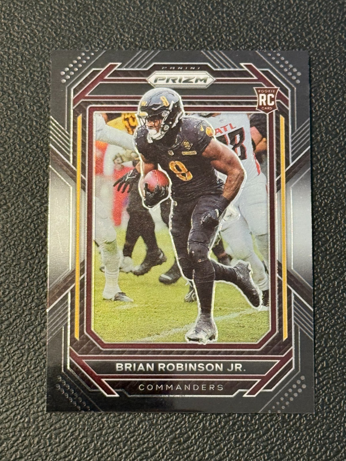 2022 Panini Chronicles - Prizm Black Brian Robinson Jr. #PB-23 (RC)