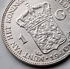 1940 Munt Van Het Koningrijk Nederlanden Wilhelmina 1 Gulden Silver Uncirculated — photo 5