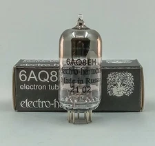 NEW GAIN TESTED ELECTRO HARMONIX 6AQ8/