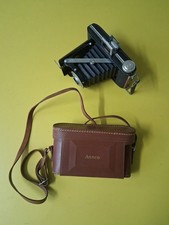 VINTAGE ANSCO VIKING READYSET FOLDING BELLOWS CAMERA W/ ORIGINAL CASE