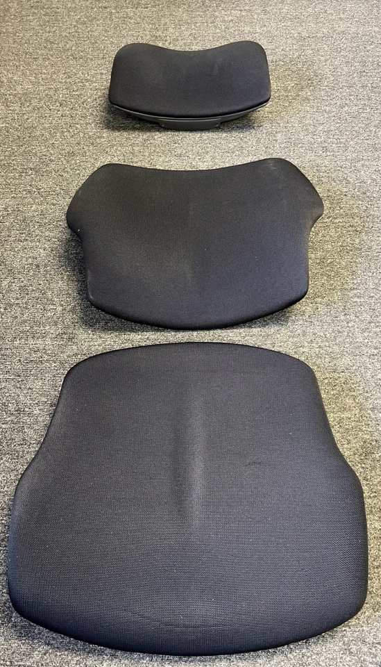 Silla Humanscale Freedom usada tela negra asiento respaldo reposacabezas cojines #8 Foto 2 de 4