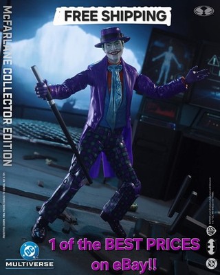    McFarlane DC Multiverse Collector Edition #57 THE JOKER Batman 1989 Jack N