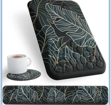 Keyboard Wrist Rest Ergonomic Mouse Pad with Wrist Rest Support Green