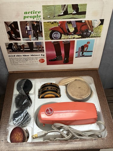 Rare Vintage Hoover Electric Shoe Polisher Model 8720