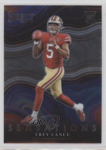 2021 Panini Select Sensations Trey Lance #SEN-12 Rookie RC