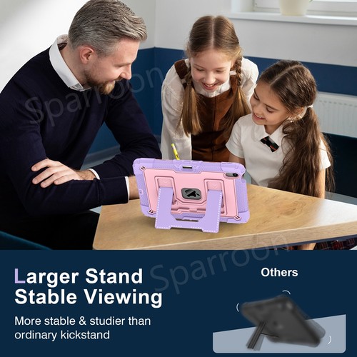 For iPad Mini A17 Pro Mini 6 8.3" Air M2 M3 11" 2025 Heavy Duty Case with Strap - 第 86/120 張圖片