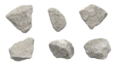 6PK Oolitic Limestone, Sedimentary Rock Specimens - Approx. 1'' - Geologist Selec