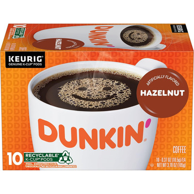 Hazelnut Flavored Coffee, 10 Keurig K-Cup Pods