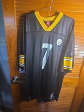 Ben Roethlisberger PITTSBURGH STEELERS #7 Reebok NFL Players Jersey Sz 2XL XXL
