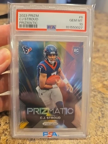 2023 Prizm Prizmatic CJ Stroud RC PSA 10 Rookie Card