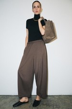 ZARA ZW COLLECTION WIDE LEG PANTS M L