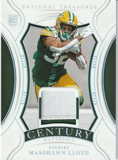 2024 MarShawn Lloyd RC National Treasures #CM-MLD Century Materials Silver /25