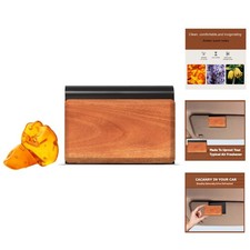 Drift Car Air Freshener - Wood Air Freshener - Car Odor Eliminator - Amber Scent
