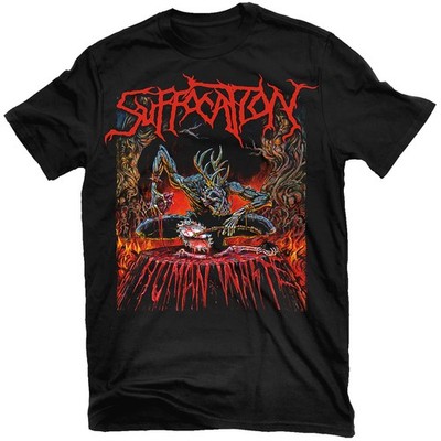 Suffocation Human Waste schwarzes T-Shirt US-Import NEU OFFIZIELL