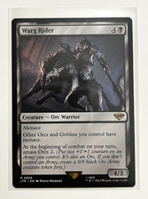 MTG – Lord of the Rings – Warg Rider – Rare 0826