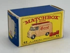 Matchbox Lesney Original BOX ONLY No. 62 TV Service Van 1963 Free Shipping