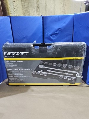 Evercraft 21Pc 3/4  DR SAE Socket Set 774-0119