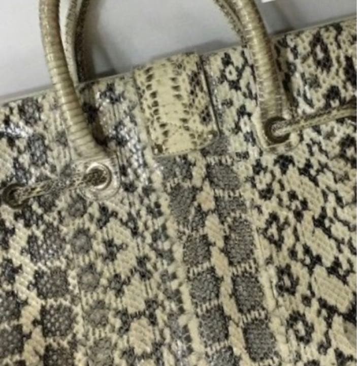 Jimmy Choo Python Embossed 2Way Shoulder Bag, Use… - image 2