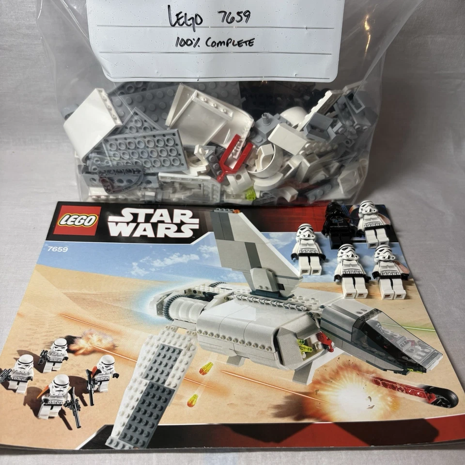 Lego Star Wars 7659 Imperial Landing Craft - 100% Completo con Manual y Minifiguras Foto 4 de 4