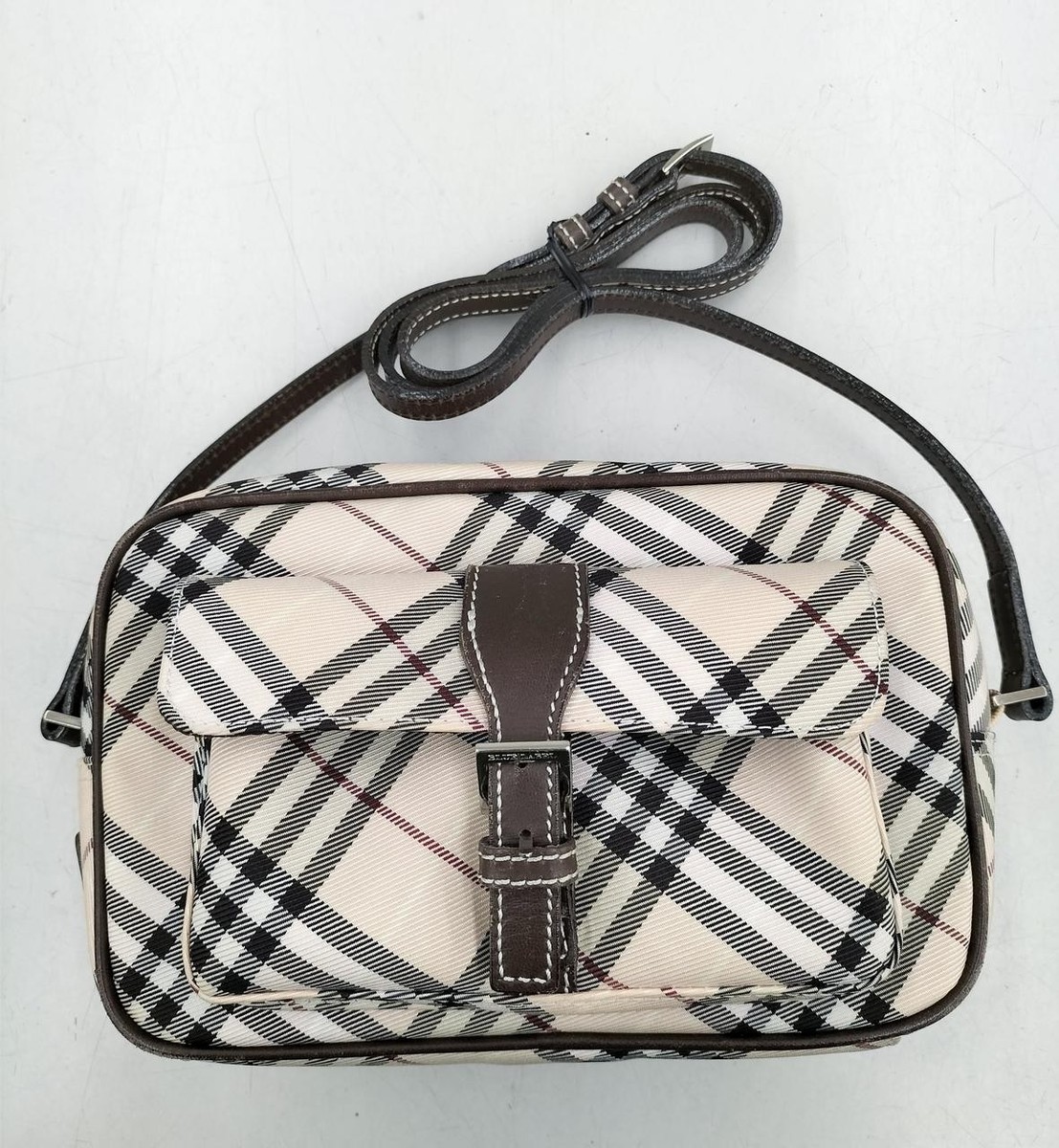 BURBERRY Pink Nova Check Shoulder Bag | eBay