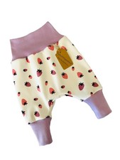 Pumphose Gr. 56/62 Baby Neugeborenes Erstausstattung Mädchen Erdbeeren NEU❣️
