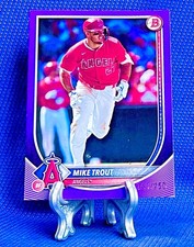 MIKE TROUT 2025 Bowman Purple Parallel #/250 #1 ANGELS 📈