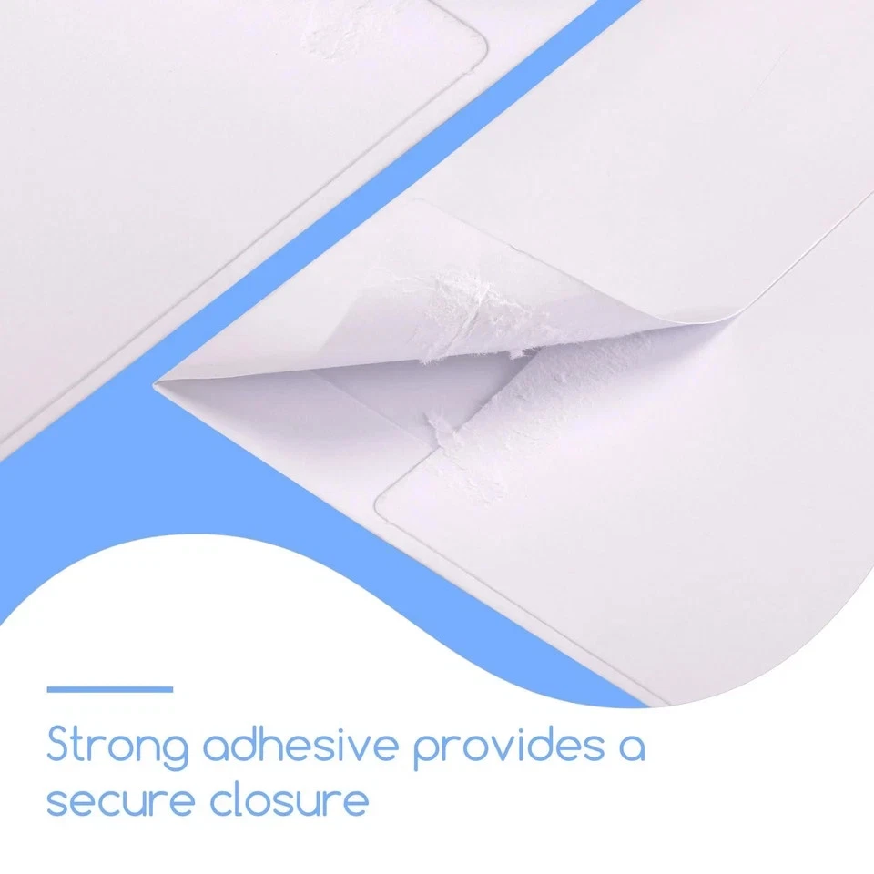 A2 конверты самопечатывание 500 упаковка - 4-3/8 x 5-3/4 белый приглашение конверты Bu... - Изображение 3 из 4