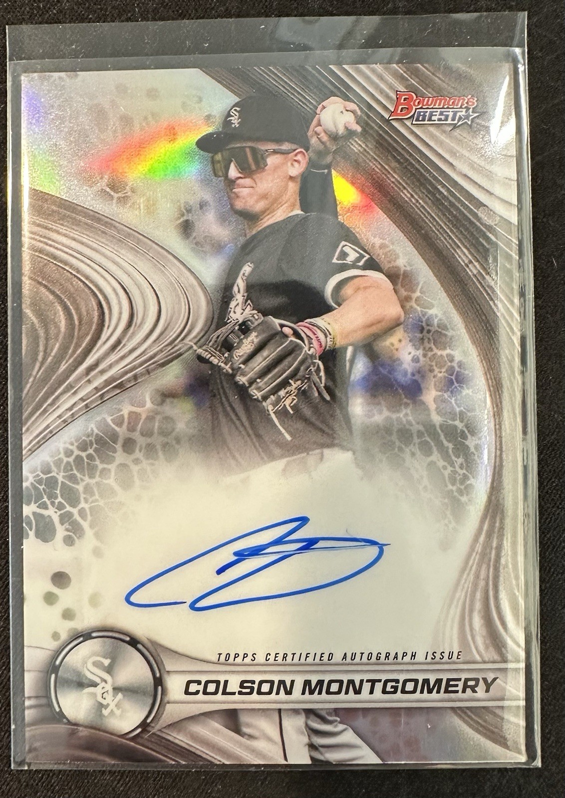 2024 Bowman’s Best Colson Montgomery Refractor Auto RC #B24-CMO White Sox