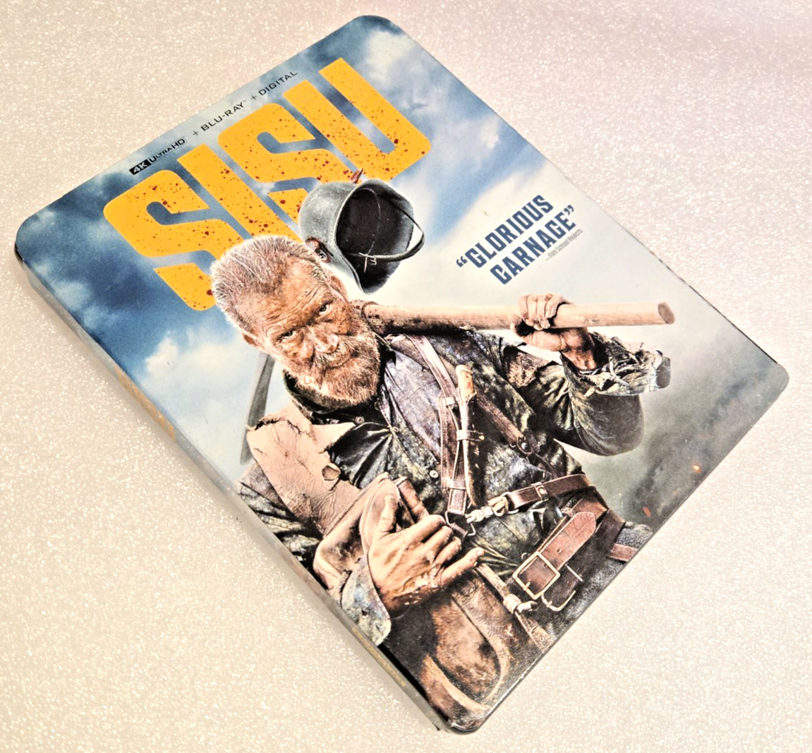 Sisu (2022)(4K Ultra HD + Blu-ray, 2023) w/Slipcover