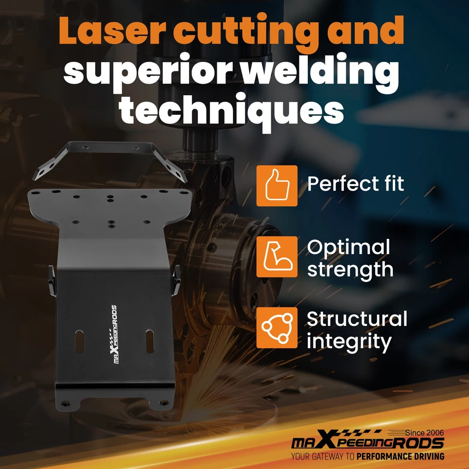 Heavy-Duty Steel ATV Winch Mounting Plate For 2000-2007 Honda Rancher 350/400 - Image 4 of 4