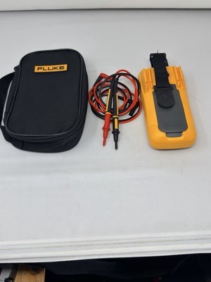 Fluke 15B+ Digital Multimeter AC/DC Voltage Current 1000V 10A Resistance Bundle