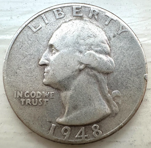 1948-S Washington Quarter — photo from the most recent tracked eBay sale