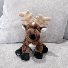 GANZ Webkinz Reindeer Plush HM137 Stuffed Animal No Code Retired