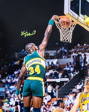 Xavier McDaniel Autographed Signed 16x20 Photo Seattle Supersonics MCS Holo
