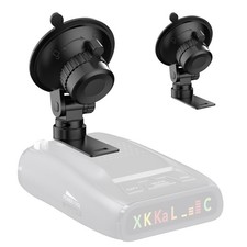 Radar Detector Mount,Car Windshield Dashboard Suction Cup Black