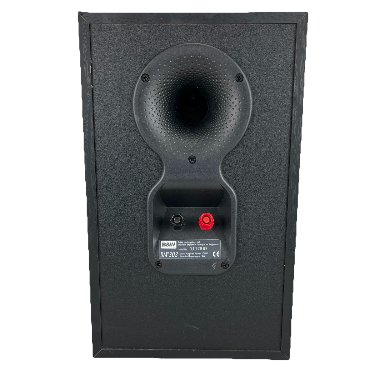 One Unit | B&W DM 303 Bookshelf Loud Speaker Black | No Grill | eBay