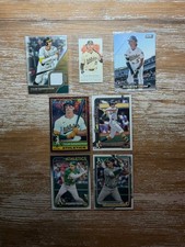 Tyler Soderstrom - Topps Relic RC Refractor (7) Lot - Chrome Sparkle Material